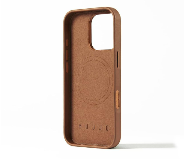 Mujjo Leather Case iPhone 16 Pro MagSafe tan - 1296449 - zdjęcie 3